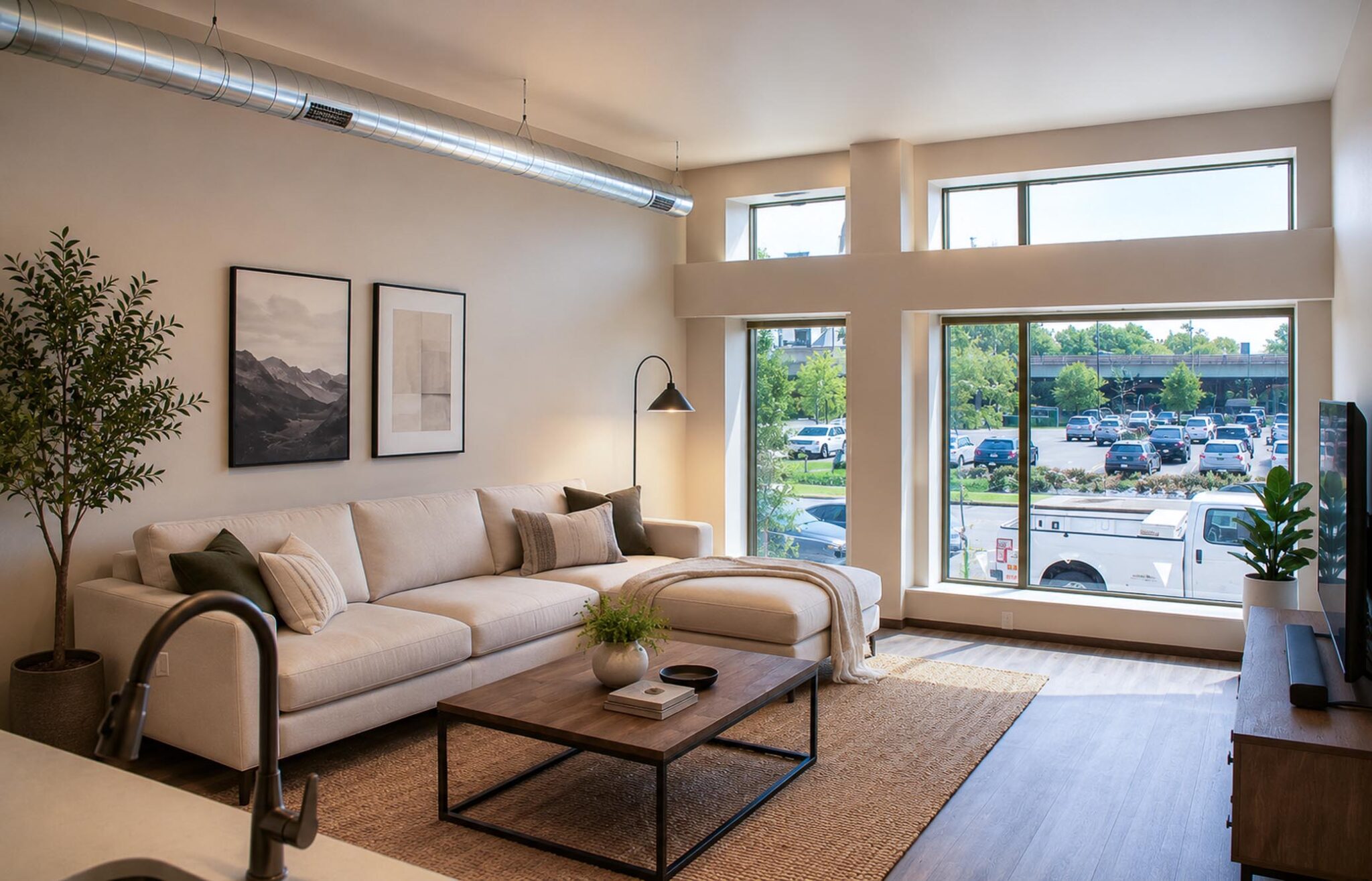 Post Apartments interior
