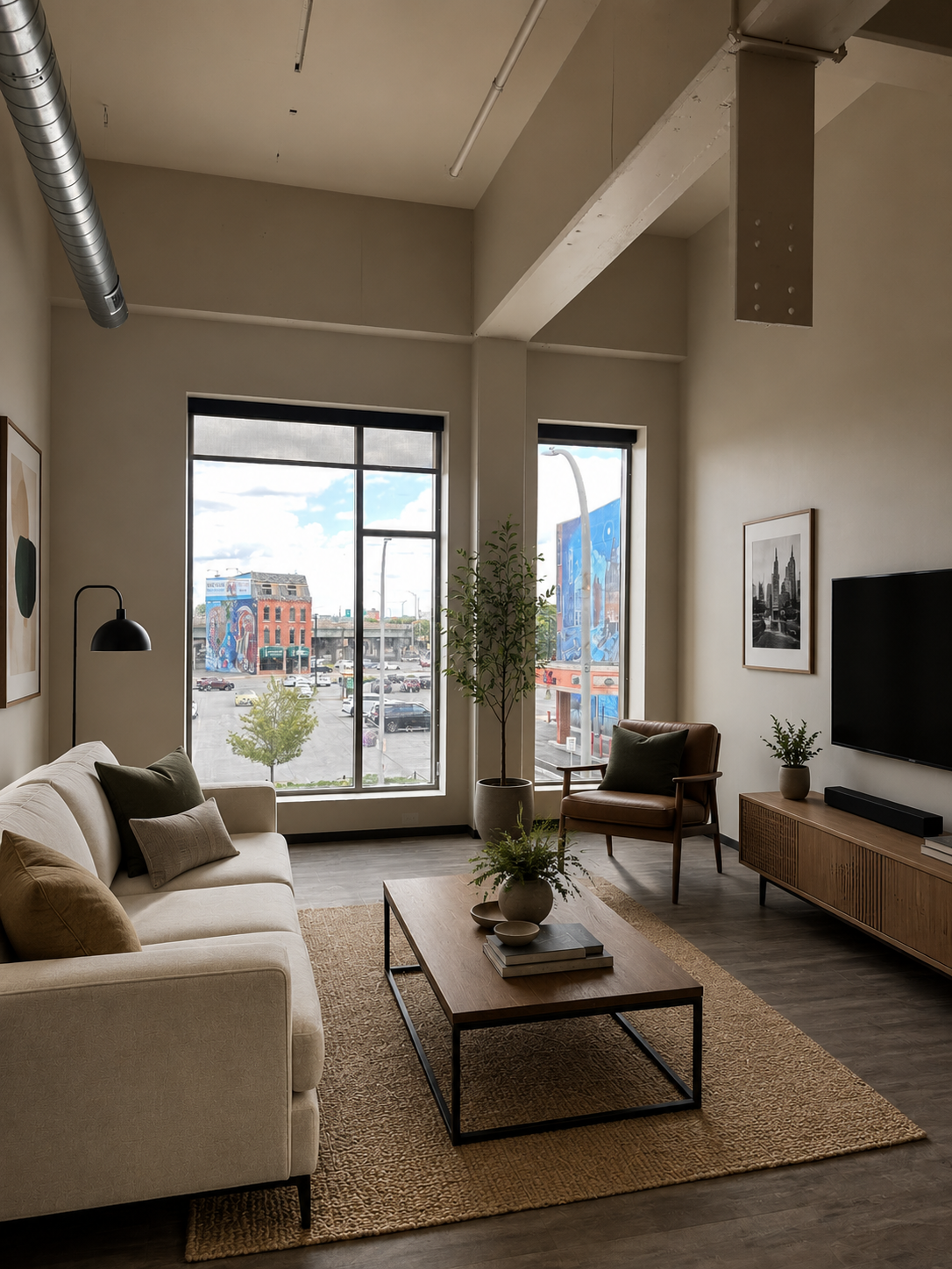 Post Apartments interior